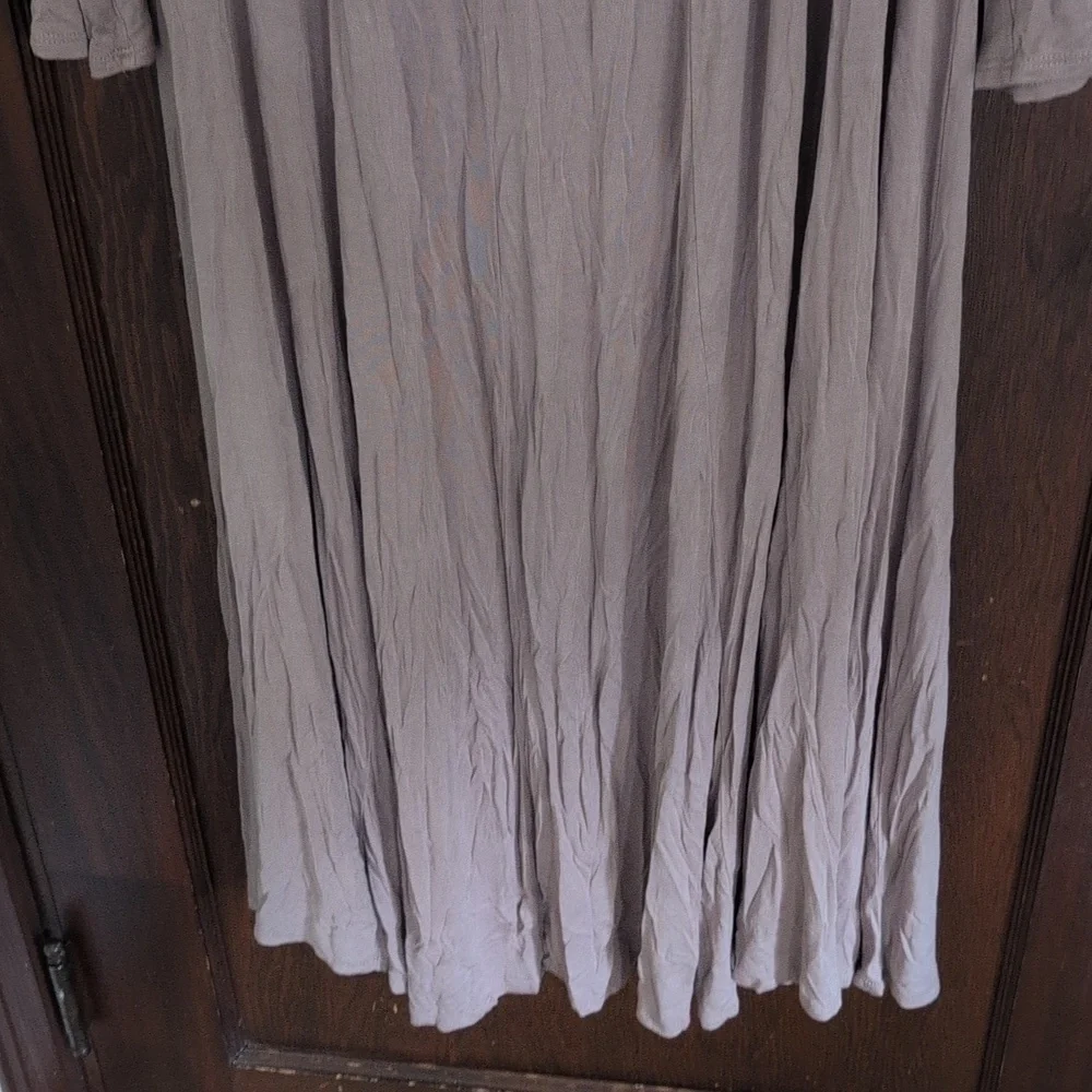 Pastel By Vivienne Brown Short Sleeve Flowy T-shirt Dress Size 3X